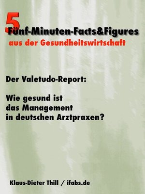 cover image of Der Valetudo-Report